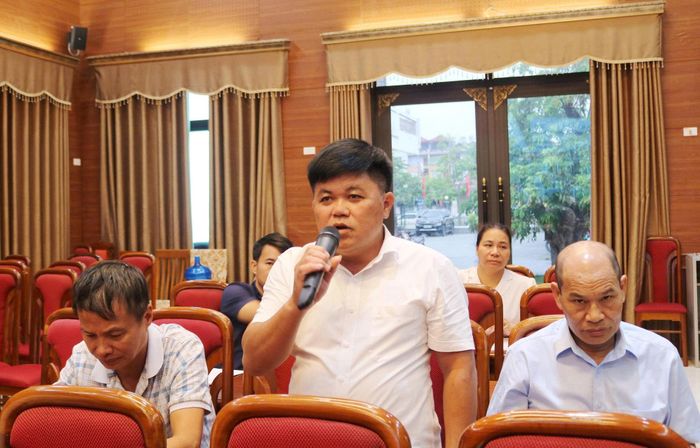 Cử tri kiến nghị nhiều vấn đề liên quan trực tiếp đến đời sống dân sinh. Ảnh: PV