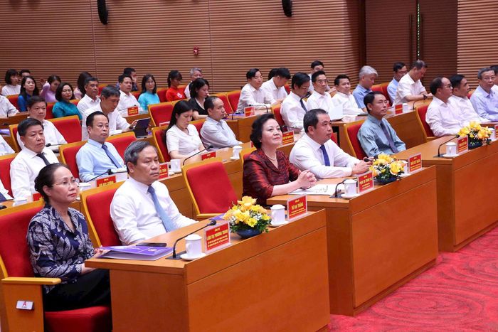 Các đại biểu tham dự Lễ tiếp nhận và chuyển giao. Ảnh: Đình Hiệp