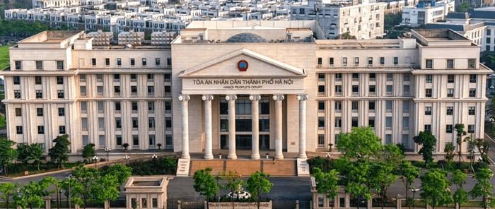 Trụ sở Tòa án nhân dân thành phố Hà Nội. Ảnh: N.P