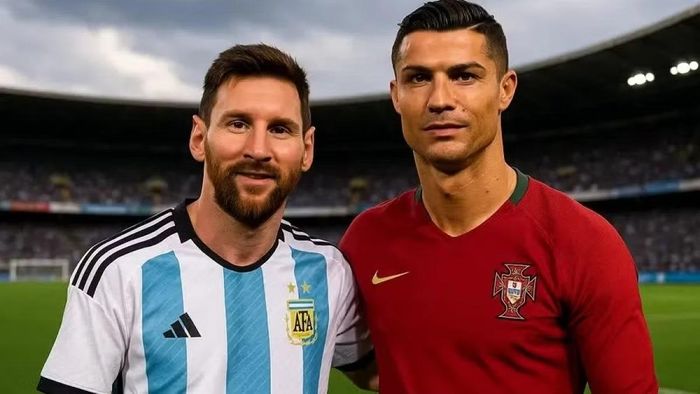 Messi và Ronaldo luôn được truyền thông đặt ở thế đối đầu.