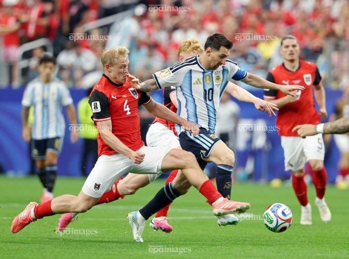 Ngôi sao người Argentina chỉ sau hai trận đã ghi đến 5 bàn thắng. Ảnh: EPA.