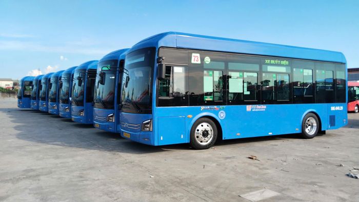 3 tuyến xe buýt sẽ được thay thế bằng buýt điện. Ảnh: CTV