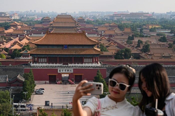  Toàn cảnh Tử Cấm Thành nhìn từ Công viên Tĩnh Sơn ở Bắc Kinh, tháng 9/2025. Ảnh: Eugene Lee.