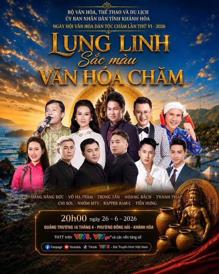 Nhiều ca sĩ, nghệ sĩ, đạo diễn tên tuổi tham gia Ngày hội văn hóa dân tộc Chăm