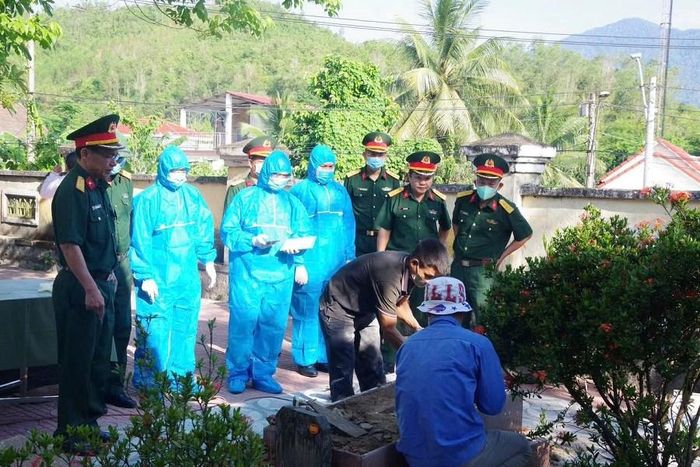Khánh Hòa thí điểm lấy mẫu ADN tại Nghĩa trang liệt sĩ Khánh Vĩnh, phục vụ hoàn thiện quy trình và triển khai trên diện rộng