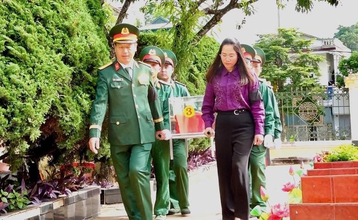 Các Anh hùng liệt sĩ được an táng tại Nghĩa trang liệt sĩ phường Tô Hiệu
