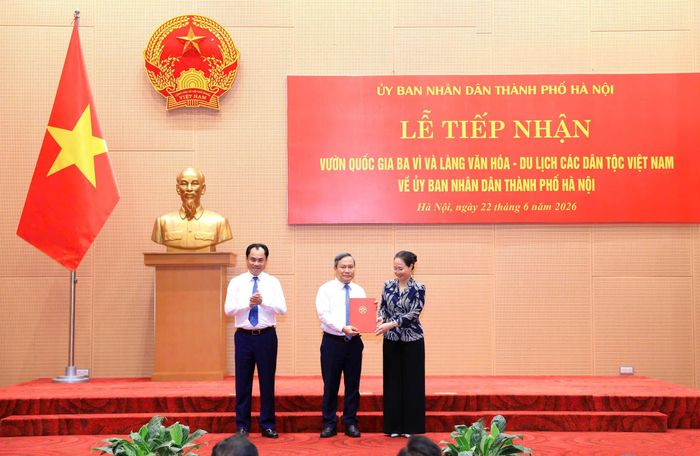 Lễ tiếp nhận tiếp nhận Vườn Quốc gia Ba Vì và Làng Văn hóa - Du lịch các dân tộc Việt Nam