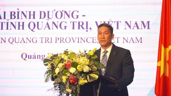 Ông Hùng Cao, Quyền Bộ trưởng Hải quân Hoa Kỳ phát biểu tại chương trình - Ảnh: VGP/Minh Đăng