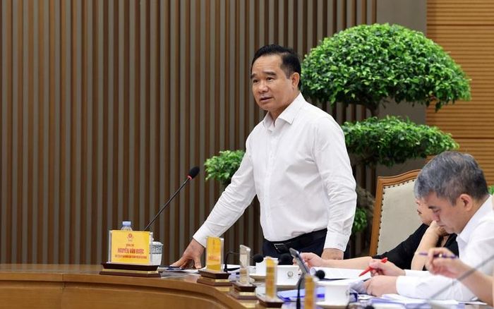 Chủ tịch UBND TPHCM Nguyễn Văn Được phát biểu - Ảnh: VGP/Phương Nguyên