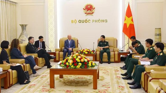 Quang cảnh buổi tiếp.