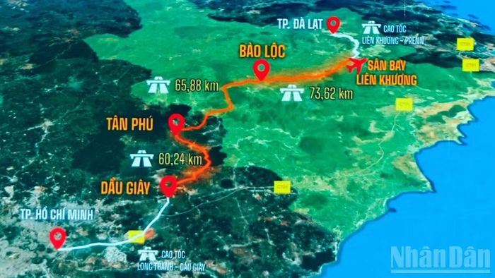 Cao tốc Tân Phú-Bảo Lộc và Bảo Lộc-Liên Khương là những "mảnh ghép" chiến lược để khép kín toàn tuyến cao tốc Dầu Giây-Liên Khương, hình thành trục giao thông xương sống thông suốt, hiện đại kết nối vùng kinh tế trọng điểm phía nam với tỉnh Lâm Đồng và vùng Tây Nguyên.
