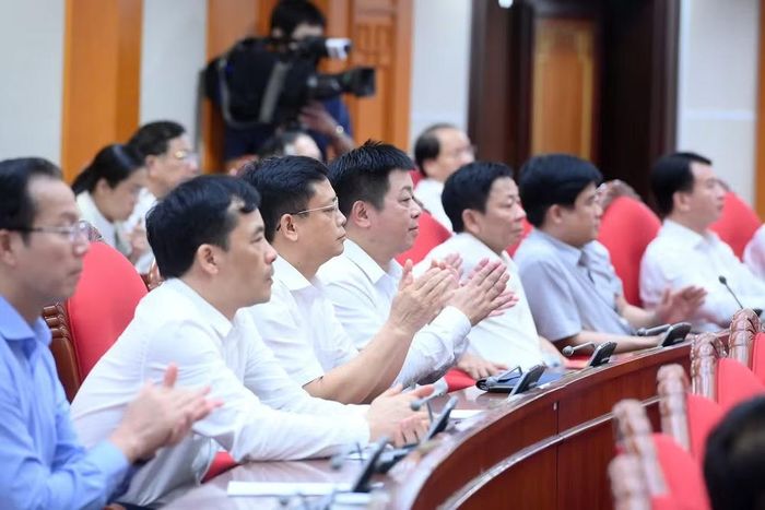 Các đại biểu tham dự cuộc gặp mặt. (Ảnh: ĐĂNG KHOA)