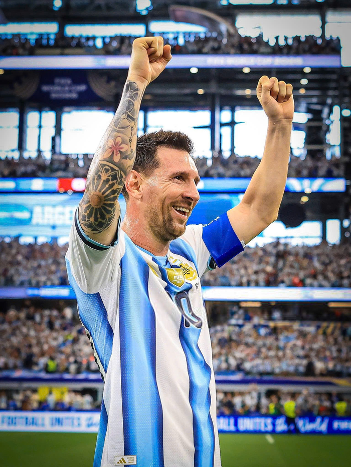 Messi trở thành cầu thủ ghi bàn nhiều nhất trong lịch sử World Cup. Ảnh: AFA