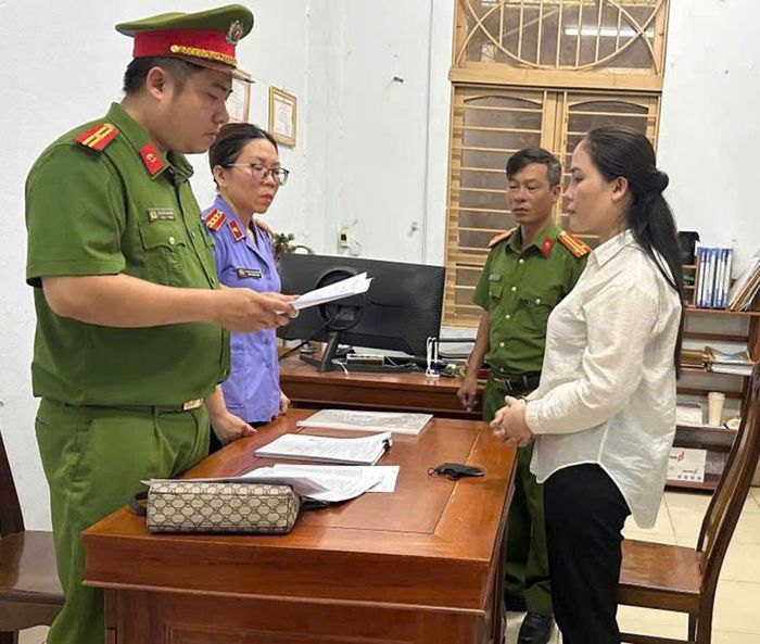 Cơ quan điều tra bắt giữ đối tượng Thu.