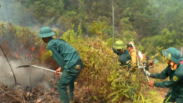  Sau nhiều nỗ lực dập lửa, đám cháy đã được khống chế, dập tắt 