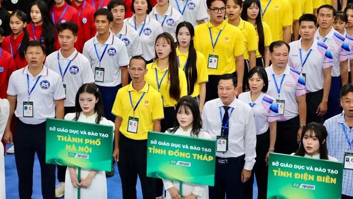 Các đoàn tham gia Giải Thể thao học sinh phổ thông toàn quốc 2026.