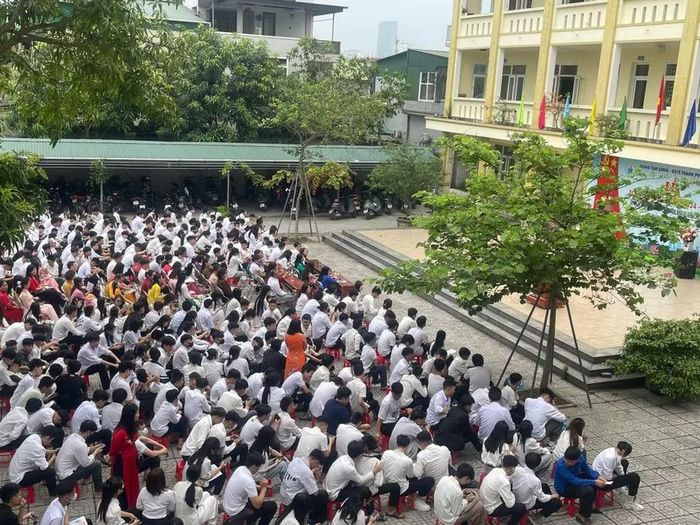 Trung tâm GDNN-GDTX thành phố Vinh năm nay tuyển sinh 13 lớp 10 với hơn 500 chỉ tiêu. Ảnh: NTCC