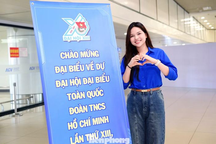 Đại biểu Huỳnh Nguyễn Yến Nhi. Ảnh: Xuân Tùng