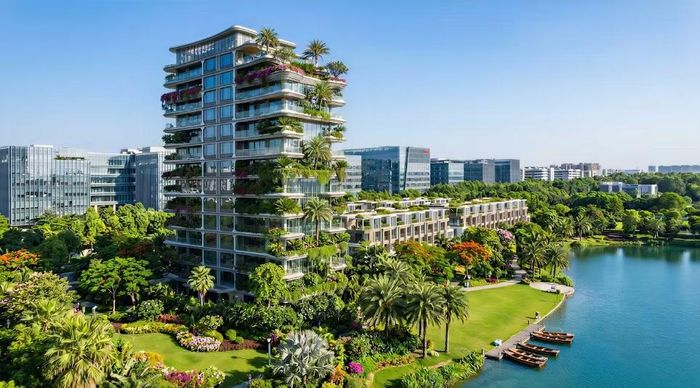 Phối cảnh một công trình trọng điểm tại Flamingo Forest City Đông Anh (Ảnh: Flamingo)
