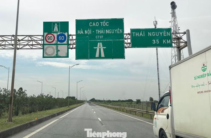 Cao tốc Hà Nội - Thái Nguyên vừa được Bộ Xây dựng bàn giao tỉnh Thái Nguyên quản lý. Ảnh: Trọng Đảng.