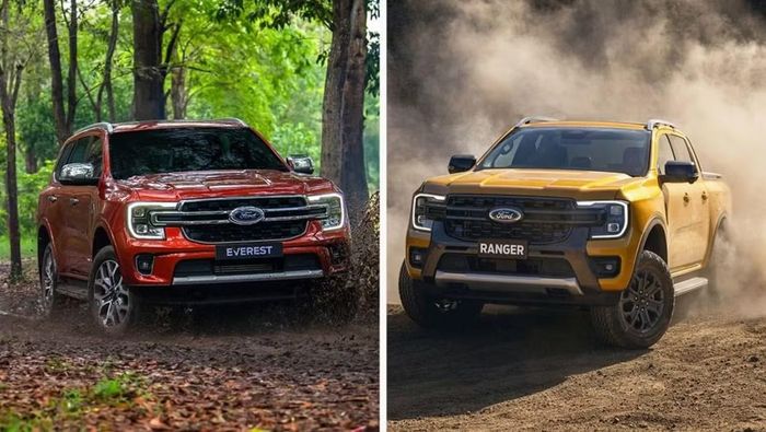 Everest và Ranger là hai mẫu xe bán chạy hàng đầu của Ford Việt Nam.