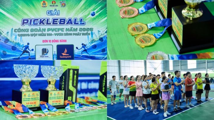 Giải Pickleball Công đoàn PVCFC ghi dấu ấn với nhiều khoảnh khắc thăng hoa, lan tỏa tinh thần thể thao và gắn kết tập thể.