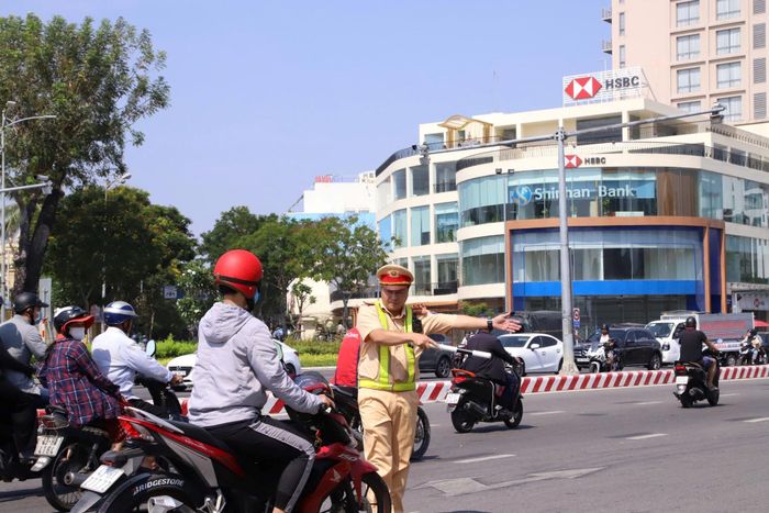 Lực lượng CSGT Công an TP Đà Nẵng tăng cường tuần tra, kiểm soát, góp phần bảo đảm trật tự an toàn giao thông trên địa bàn.