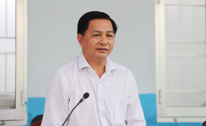 Bí thư Trần Văn Lâu phát biểu tại buổi đối thoại