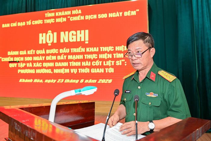 Đại tá Trương Thành Việt, Chính ủy Bộ Chỉ huy Quân sự tỉnh Khánh Hòa. Ảnh: Xuân Ngọc