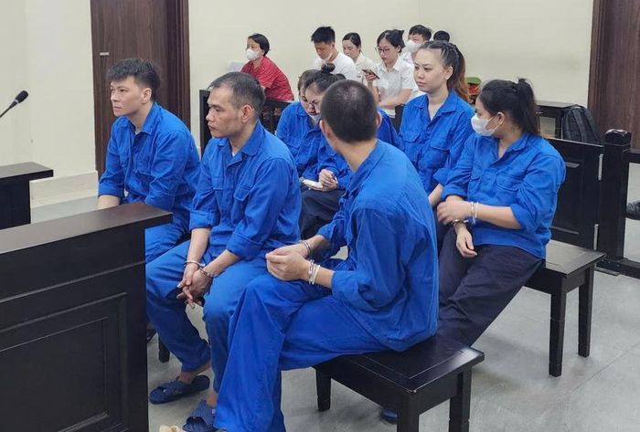 Các bị cáo tại tòa. Ảnh: T.N