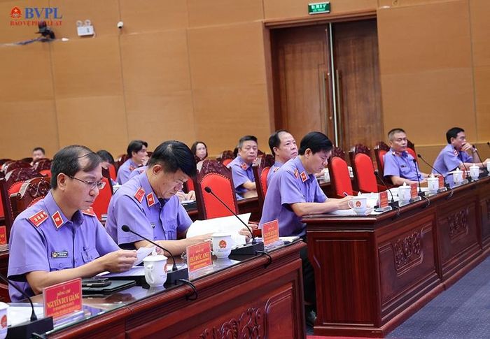  Lãnh đạo VKSND tối cao và đại biểu dự Hội nghị.