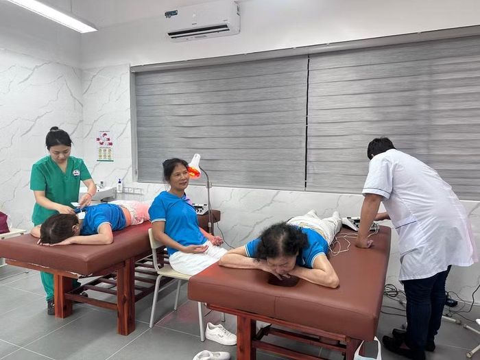 Phòng chăm sóc sức khỏe cho người cao tuổi. (Ảnh: Thùy Giang/Vietnam+)