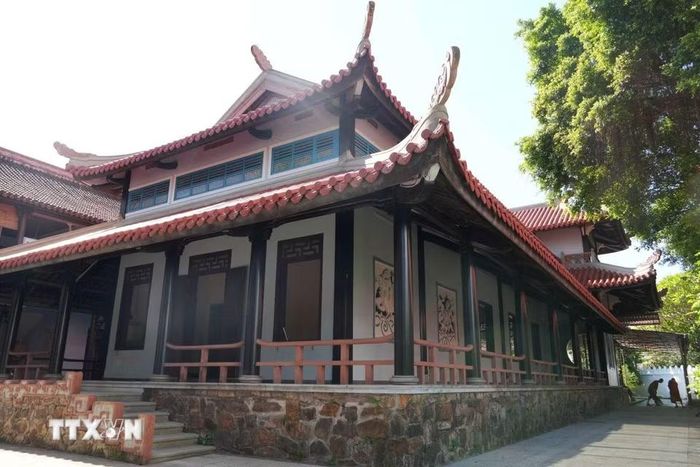 Chánh Điện của chùa Huyền Không, thành phố Huế. (Ảnh: Nguyên Lý/TTXVN)