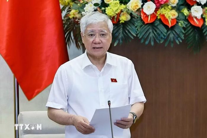 Phó Chủ tịch Thường trực Quốc hội Đỗ Văn Chiến phát biểu. (Ảnh: Doãn Tấn/TTXVN)