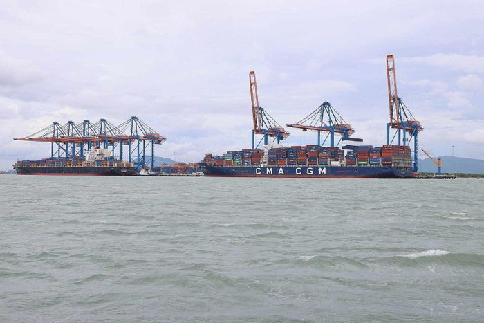 Khu vực quy hoạch Cảng trung chuyển quốc tế Cần Giờ. Ảnh tư liệu: Dương Giang/TTXVN
