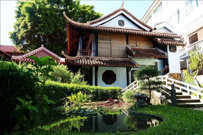 Công trình mang kiến trúc Nhật Bản trong chùa Huyền Không, thành phố Huế