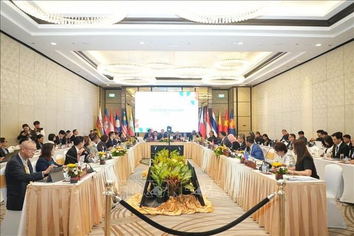 Toàn cảnh Hội nghị Quan chức Cao cấp ASEAN về Khoa học, Công nghệ và Đổi mới sáng tạo lần thứ 89 (COSTI-89). Ảnh: Xuân Tú/PV TTXVN tại Lào