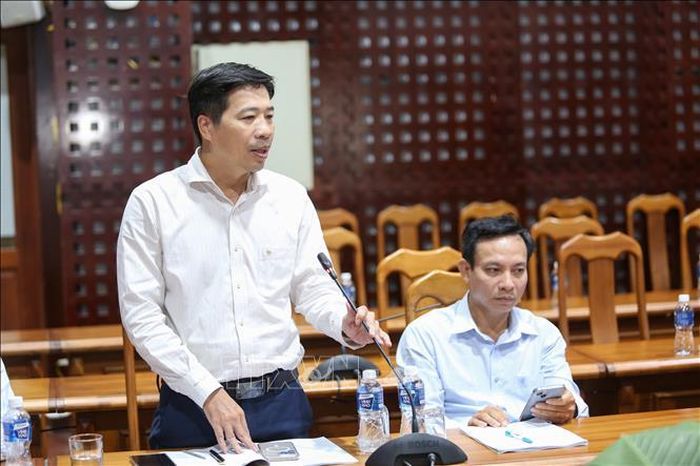Ông Đặng Văn Hội, Phó Giám đốc chuyên môn Bệnh viện Đa khoa Xuyên Á - Tây Ninh phát biểu.
