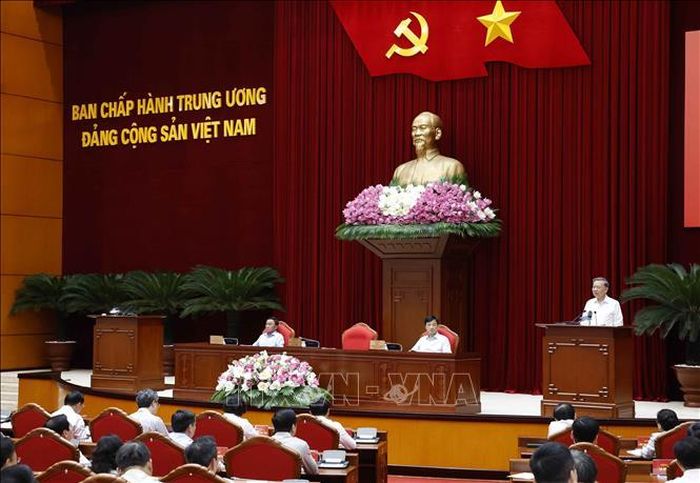 Tổng Bí thư, Chủ tịch nước Tô Lâm chủ trì cuộc gặp mặt cán bộ quy hoạch diện Bộ Chính trị quản lý. Ảnh: Thống Nhất/TTXVN