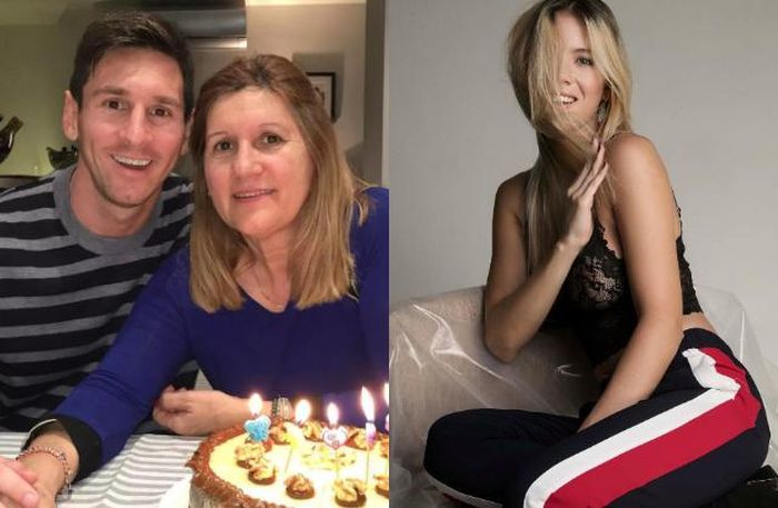 Macarena Lemos từng bị mẹ Messi cầm chảo rượt đánh ở siêu thị. Ảnh: Instagram.