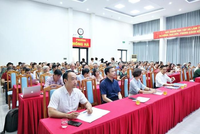 Hội nghị thu hút sự quan tâm của đông đảo người dân trên địa bàn phường.