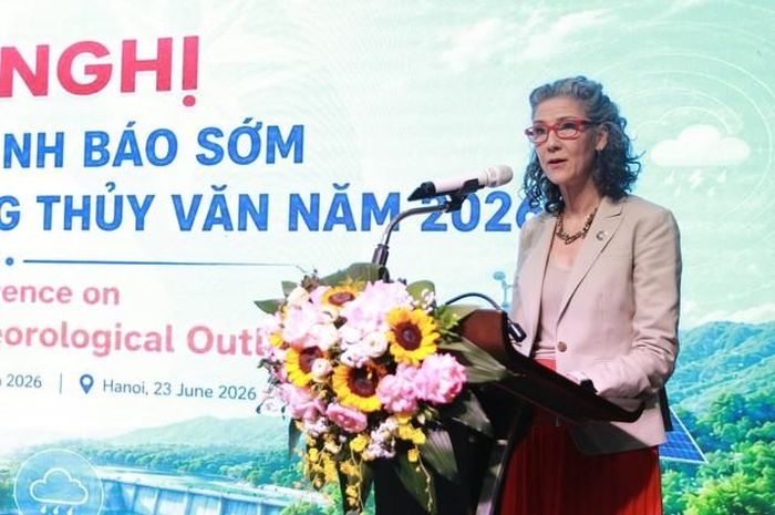 Bà Ramla Khalidi - Trưởng đại diện thường trú UNDP tại Việt Nam. Ảnh: Tiến Đức.