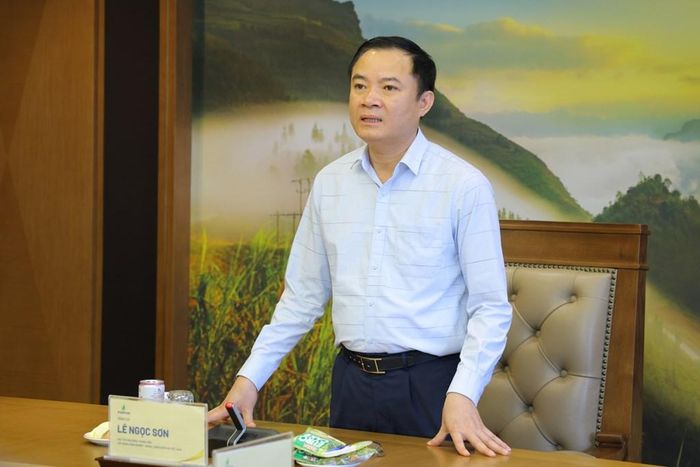 Chủ tịch Petrovietnam Lê Ngọc Sơn phát biểu giao nhiệm vụ cho tân Trưởng Ban Thăm dò Khai thác dầu khí. Ảnh: Bích Hồng/Bnews/vnanet.vn