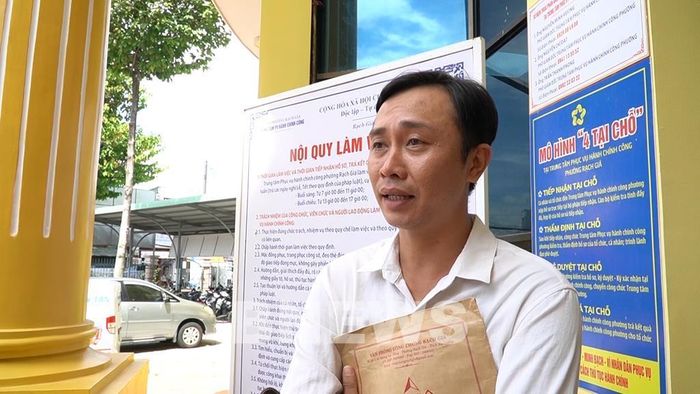 Anh Nguyễn Tấn Thanh, Giám đốc Công ty TNHH MTV Thanh Tâm. Ảnh: Văn Sĩ-TTXVN