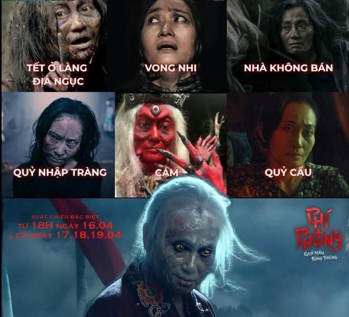 NSƯT Hạnh Thúy đang ghi dấu ấn đậm nét trong dòng phim kinh dị Việt với hàng loạt vai diễn gây ám ảnh. Ảnh: FBNV