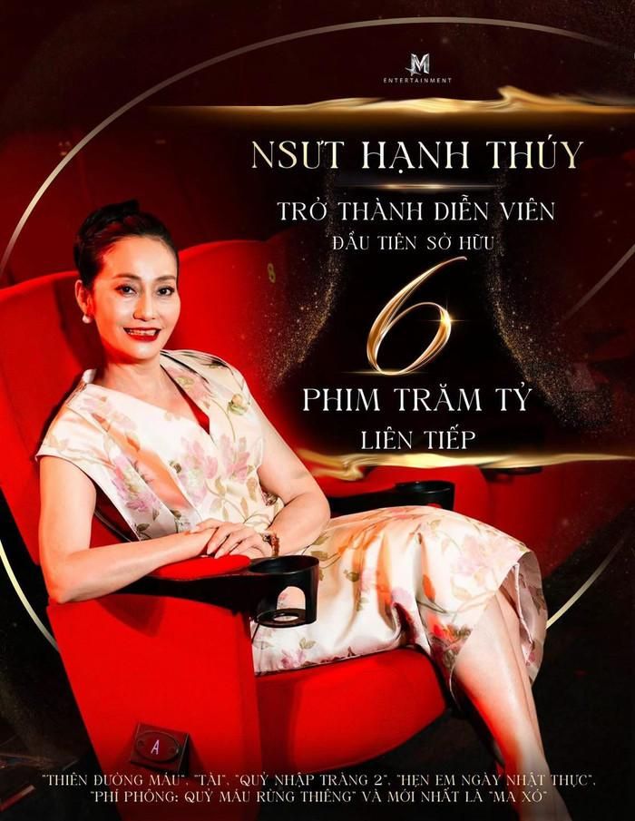 NSƯT Hạnh Thúy được đánh giá cao nhờ lối diễn xuất chân thật và giàu trải nghiệm. Ảnh: FBNV