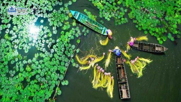 Cảnh đẹp ở Khu sinh thái Gáo Giồng.