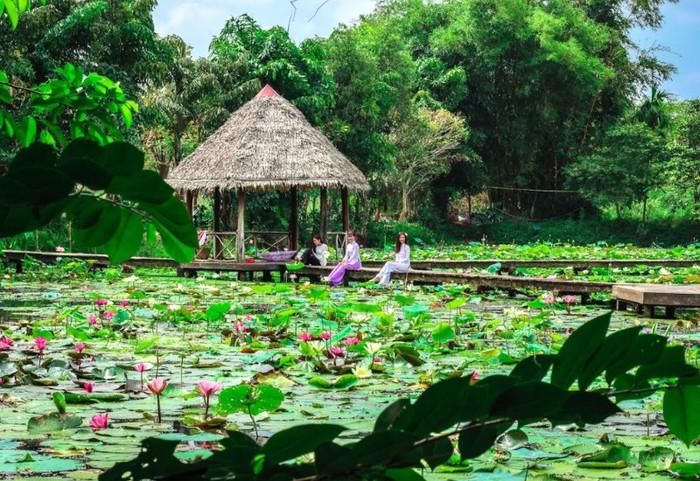 Cảnh đẹp ở Khu di tích Xẻo Quýt 