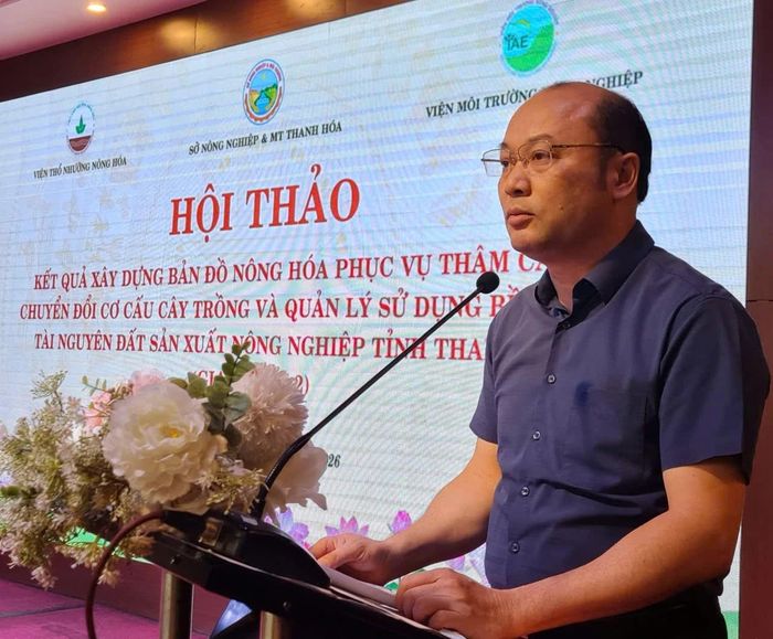 Phó Chủ tịch UBND tỉnh Cao Văn Cường phát biểu tại Hội thảo.