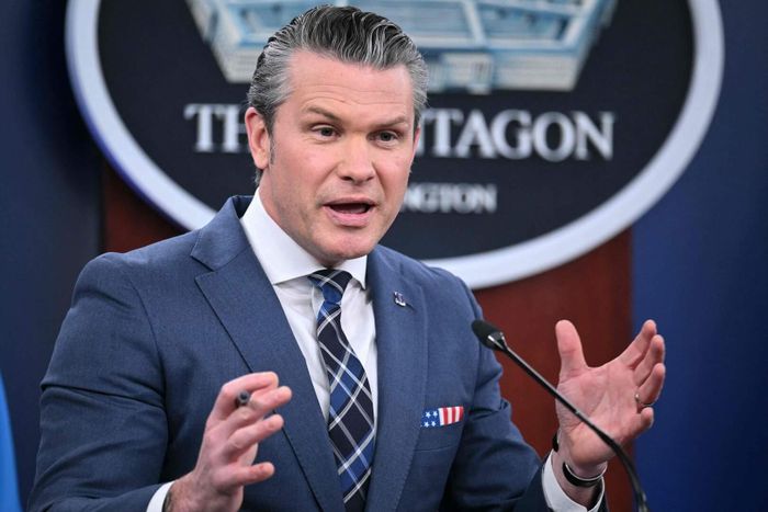 Bộ trưởng Chiến tranh Mỹ Pete Hegseth cho biết, Washington đang tiến hành rà soát lại sự hiện diện quân sự tại châu Âu. Ảnh: AP.